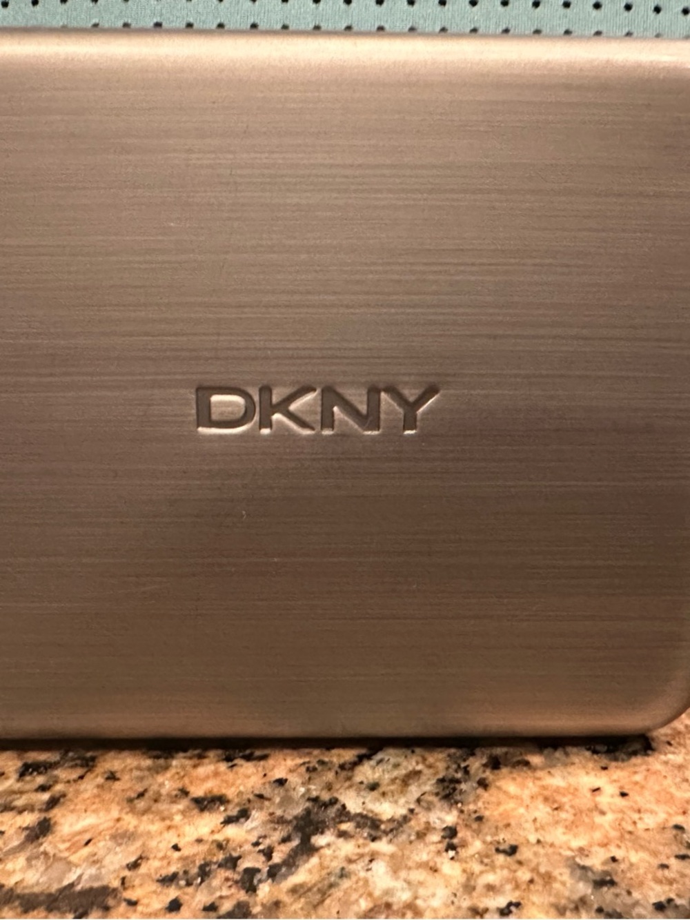DKNY Brushed Metallic Rose Tech Case